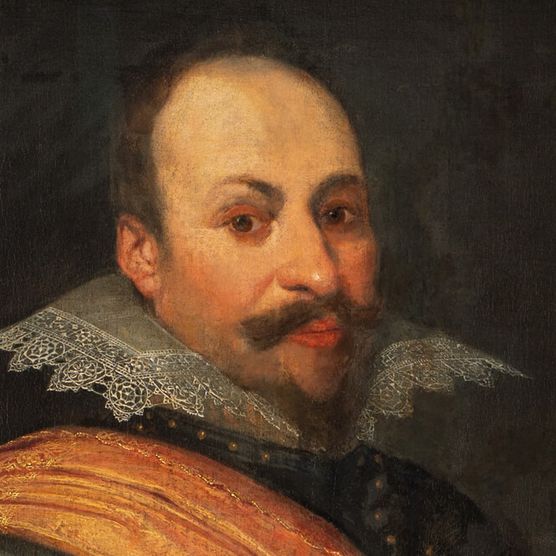 Das Gemälde von Daniël de Hertaing hängt im Schloß Broich.